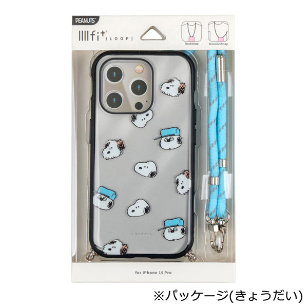スヌーピー IIIIfit Loop iPhone 15Pro対応ケース