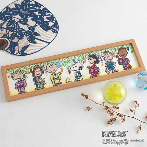 【手芸キット】スヌーピー クロスステッチフレーム<スヌーピーと七夕の願いごと> (材料セット)