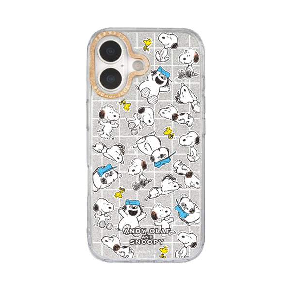 スヌーピー Camera Frame iPhone17 対応 ケース (きょうだい)