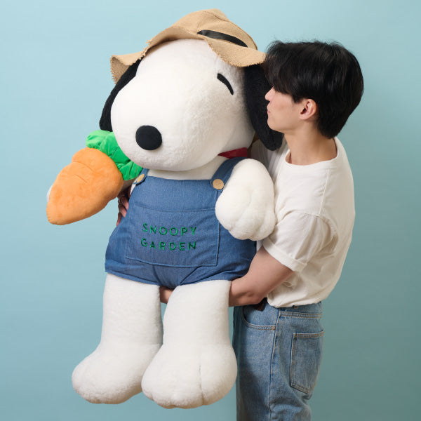SNOOPY GARDEN キャロットファーマーぬいぐるみ(スヌーピー 70cm)