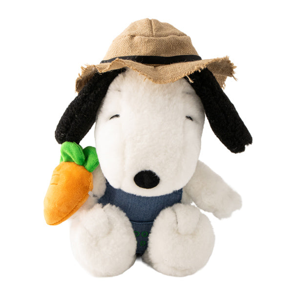 SNOOPY GARDEN キャロットファーマーぬいぐるみ(スヌーピー 25cm)