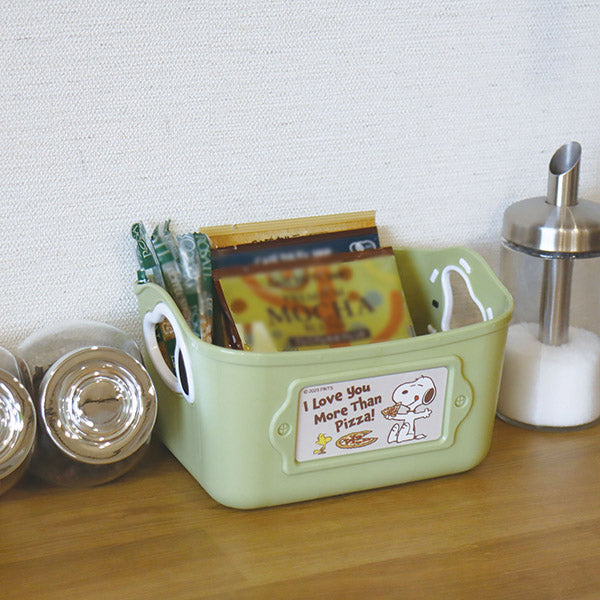 スヌーピー ミニやわらかバケツ SQ1-3P (ピザ)