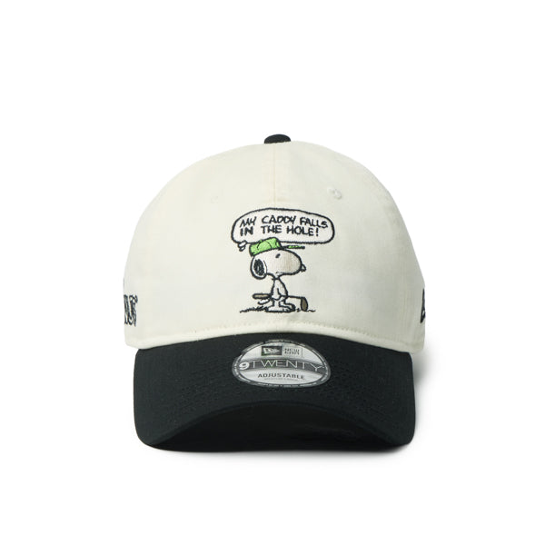 PEANUTS NEW ERA キャップ(GF 920 PEANUTS SPE BUB CRM BLK 261 / クロームホワイト/ブラック)