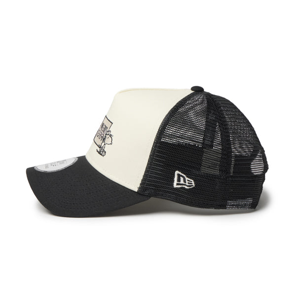 PEANUTS NEW ERA キャップ(GF 940AFTR PEANUTS BOX CRM BLK 261 / クロームホワイト/ブラック)