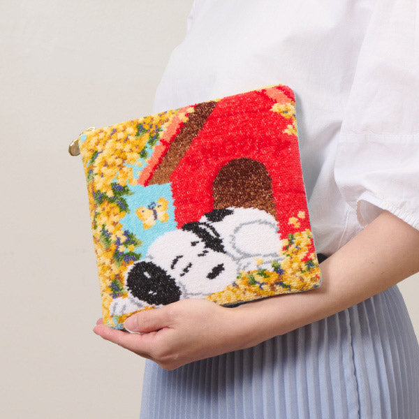 【おかいものSNOOPY限定】FEILERポーチ(Spring sleep)