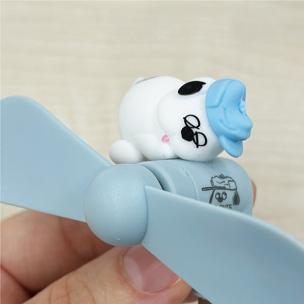 スヌーピー コネクタ付き ミニクールファン (USB Type-C/オラフ)