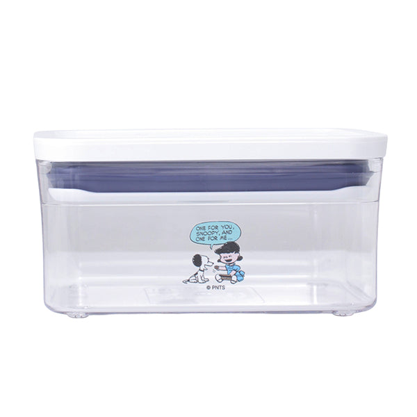 Peanuts LIFE&TIMESオリジナル 「OXO」コラボレーション ポップコンテナ (レクタングルミニ0.6L)
