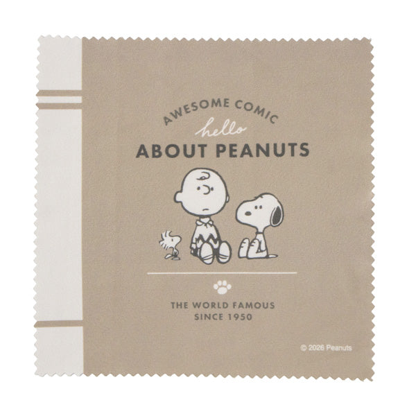 スヌーピー クロス付2個入るメガネケース (ABOUT PEANUTS)