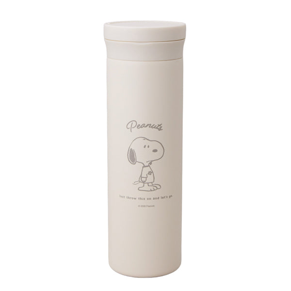 スヌーピー ハンドル付きステンレスボトル 500ml (Tシャツシリーズ)