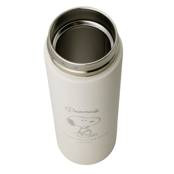 スヌーピー ハンドル付きステンレスボトル 500ml (Tシャツシリーズ)