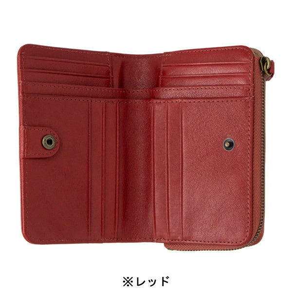 スヌーピー LF二つ折れ財布 (スマイルシリーズ)