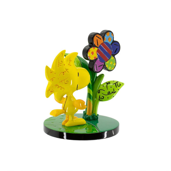 ROMERO BRITTO 『PEANUTS フィギュア』 (Mini Woodstock Flower)