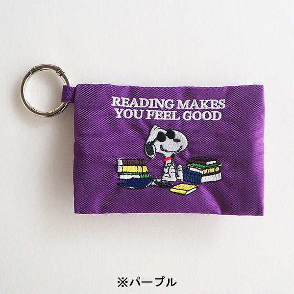 スヌーピー 刺繍マルチケース