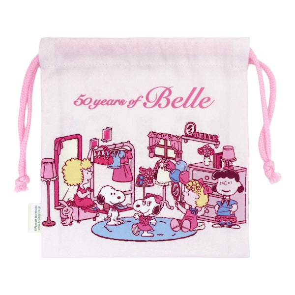 スヌーピー 巾着 (BELLE 50th)