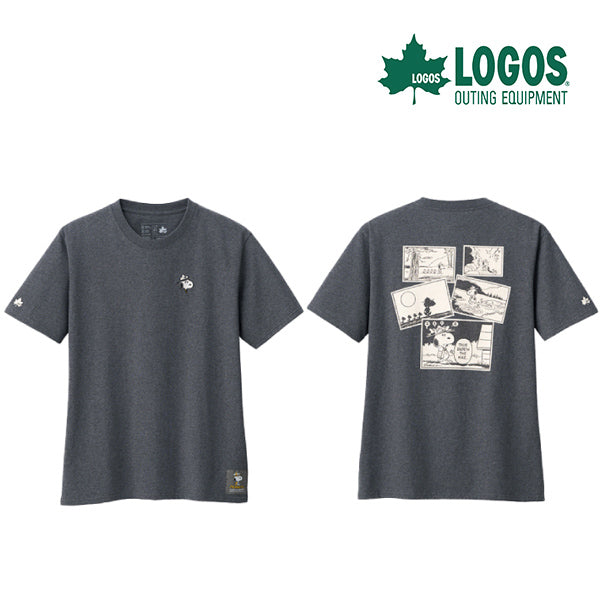 SNOOPY Tシャツ-BF(チャコールグレー)