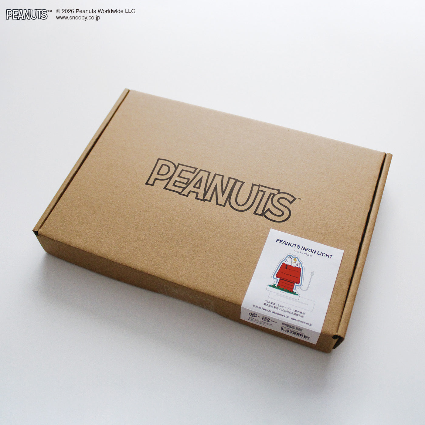 PEANUTS NEON LIGHT (Snoopy Mini)