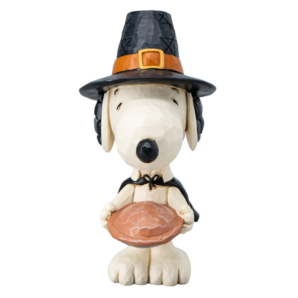 PEANUTS JIM SHORE ミニフィギュア Snoopy with Pumpkin Pie