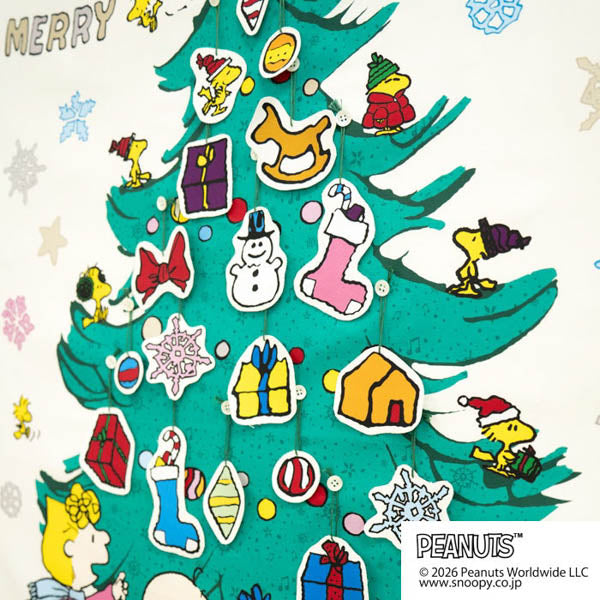 【手芸キット】タペストリースヌーピーのクリスマスツリー