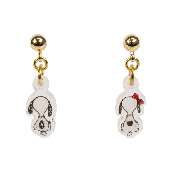 スヌーピー SNOOPY&BELLEバックスタイルピアス