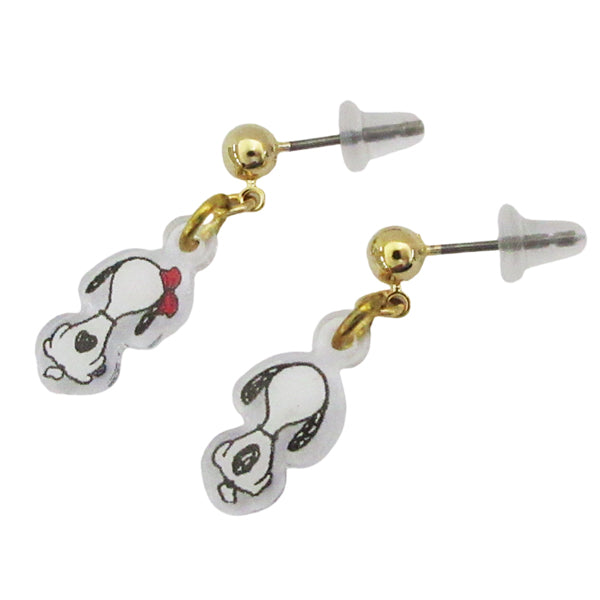 スヌーピー SNOOPY&BELLEバックスタイルピアス