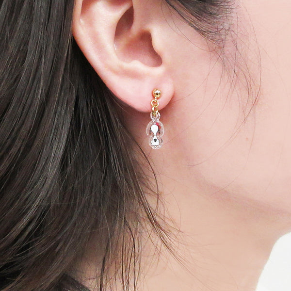 スヌーピー SNOOPY&BELLEバックスタイルピアス