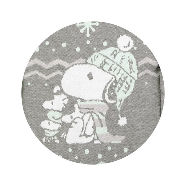 スヌーピー カーディガン (雪柄)