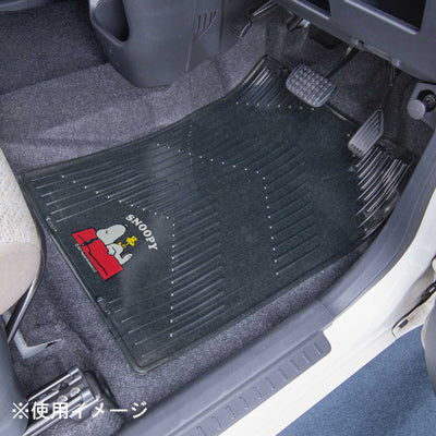 スヌーピー クリアアローマット　前席用 (スモーク)