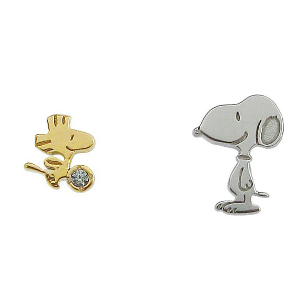 PEANUTS 「phitenモデル」 スヌーピー＆ウッドストック スマイルピアス