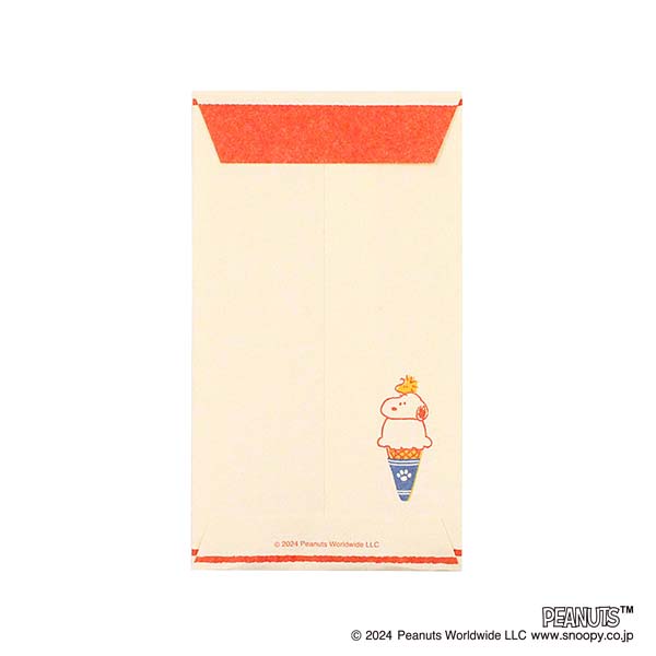 スヌーピー 伊予和紙　ポチ袋 (Ice Cream Gang)