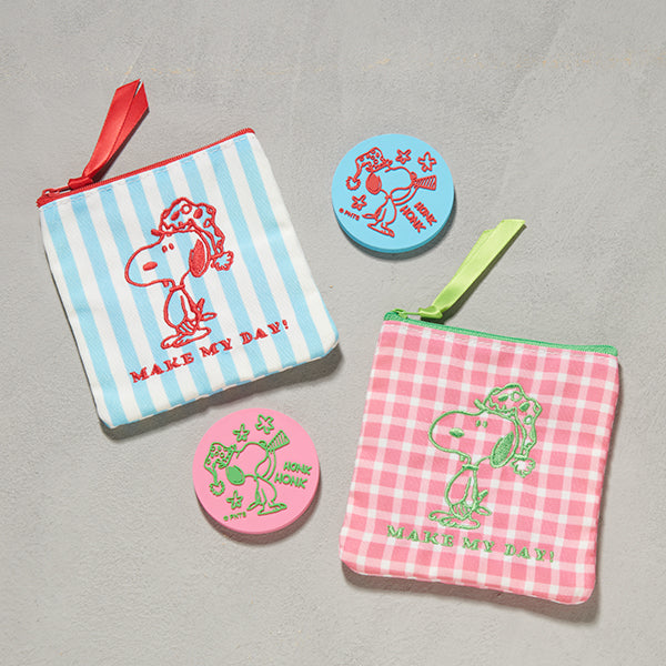 【おかいものSNOOPY限定】ポーチ＆ミラーセット (MAKE MY DAY!)