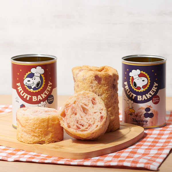 【おかいものSNOOPY限定】パンの缶詰セット（巾着入り）