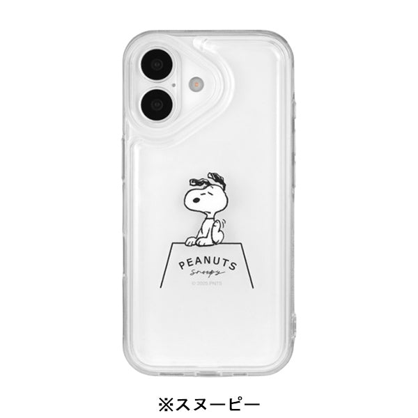 スヌーピー IIIIfit Clear iPhone17 対応 ケース