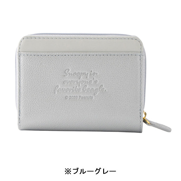スヌーピー 二つ折れ財布 (パールシリーズ)