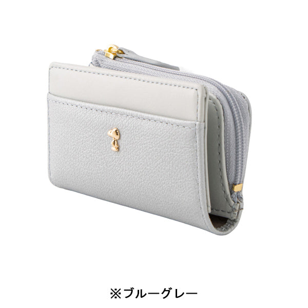 スヌーピー ファスナー付きキーケース (パールシリーズ)