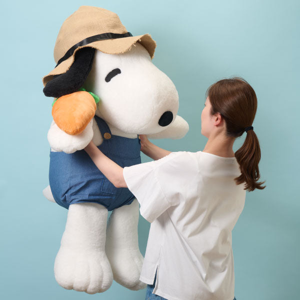 SNOOPY GARDEN キャロットファーマーぬいぐるみ（スヌーピー 70cm）