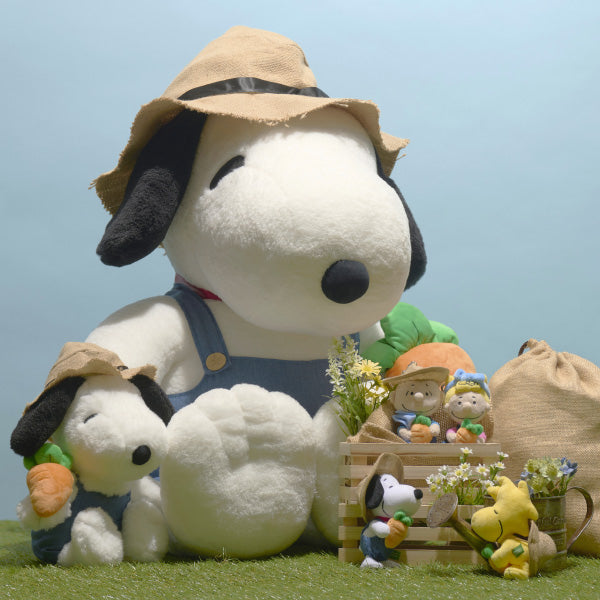SNOOPY GARDEN キャロットファーマーぬいぐるみ（スヌーピー 70cm）