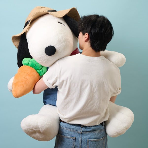 SNOOPY GARDEN キャロットファーマーぬいぐるみ（スヌーピー 70cm）
