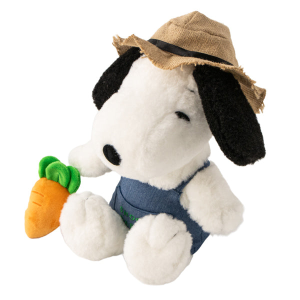 SNOOPY GARDEN キャロットファーマーぬいぐるみ（スヌーピー 25cm）