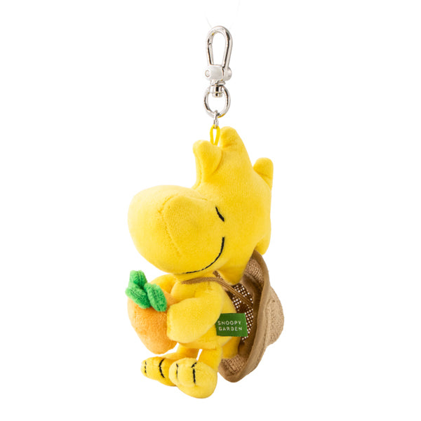 SNOOPY GARDEN キャロットファーマーぬいぐるみキーリング（ウッドストック）