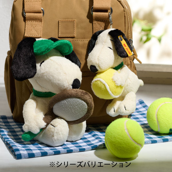 スヌーピー シュタイフ ソフトキーリングスヌーピー（テニス）