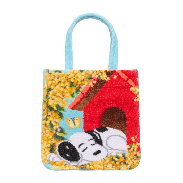 【おかいものSNOOPY限定】FEILERマチ付きミニバッグ（Spring sleep）