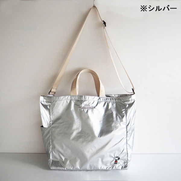 スヌーピー SOLEIL 撥水トート (L)