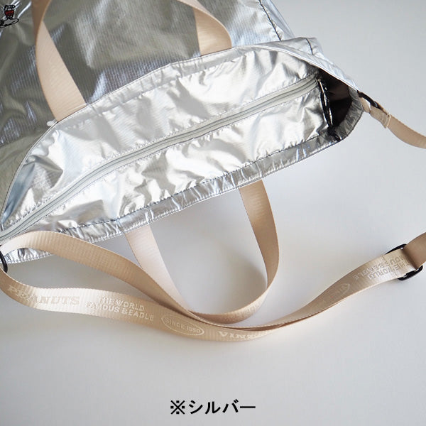スヌーピー SOLEIL 撥水トート (L)