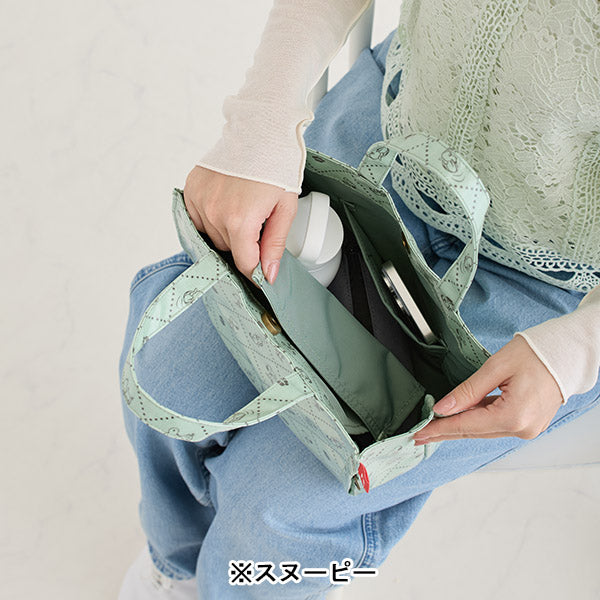 PEANUTS ROOTOTE スクエアバッグ ラミネート (1H)