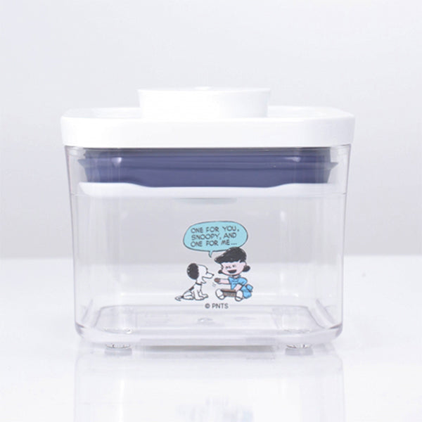 Peanuts LIFE&TIMESオリジナル　「OXO」コラボレーション　ポップコンテナ (スモールスクエアミニ0.4L)