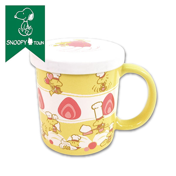スヌーピー 蓋付きマグカップ (BAKING IS FUN!)