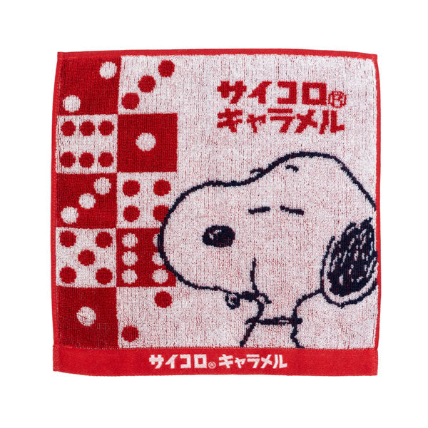 スヌーピー サイコロ(R)キャラメル　タオルハンカチ