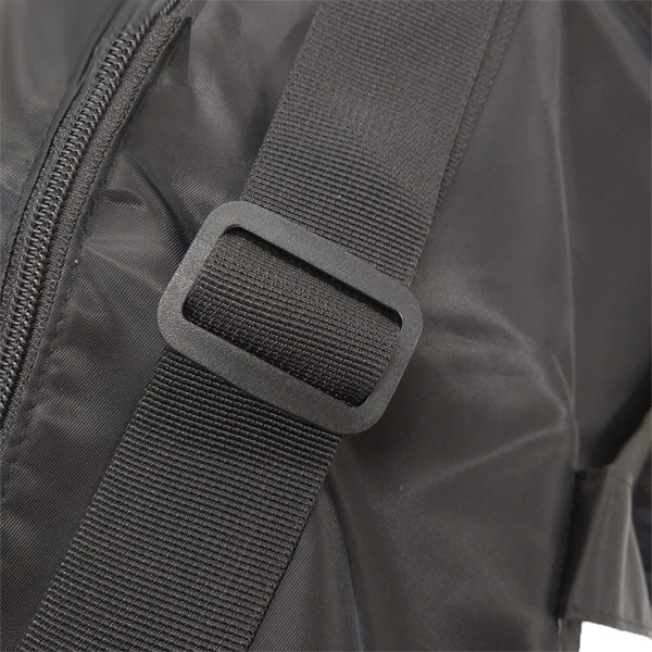 スヌーピー 大型折りたたみ ボストンバッグ (キャンプ／ブラック)
