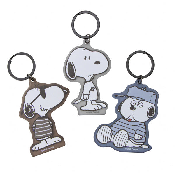 スヌーピー 染色アクリルキーホルダー (Tシャツシリーズ)