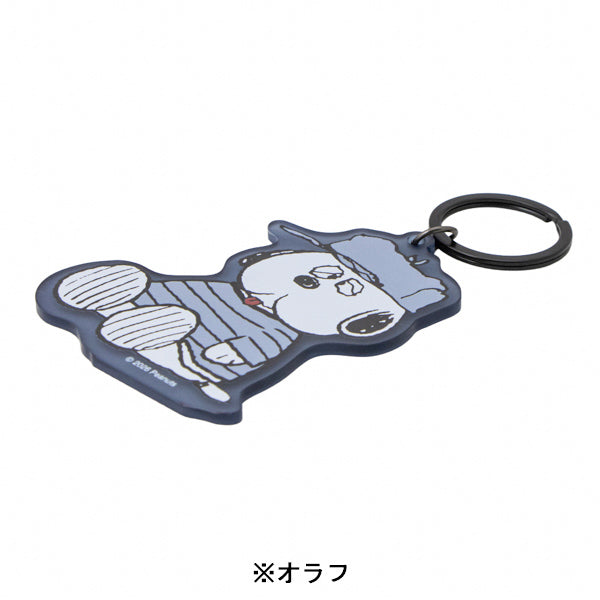 スヌーピー 染色アクリルキーホルダー (Tシャツシリーズ)